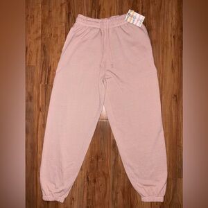 urban outfitters pink cuffed sweatpants